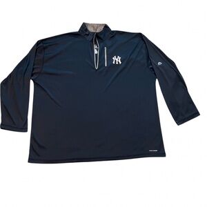 Majestic | New York Yankees Six-Four-Three 1/4-Zip Pullover New York Yankees 3XL